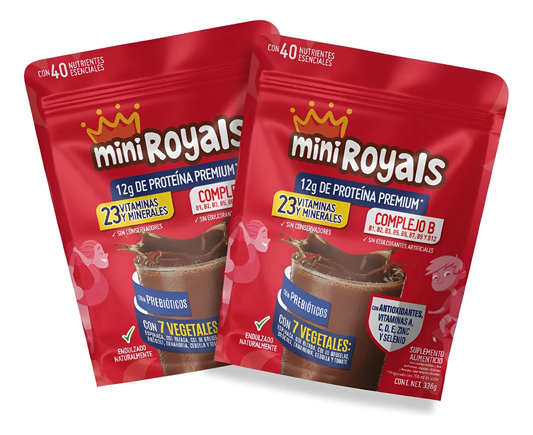 2 Pack de Miniroyals Malteada Nutritiva.