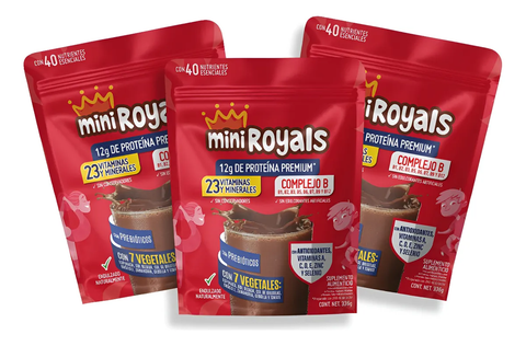 3 Pack de Miniroyals Malteada Nutritiva.