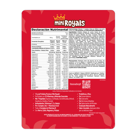 3 Pack de Miniroyals Malteada Nutritiva.